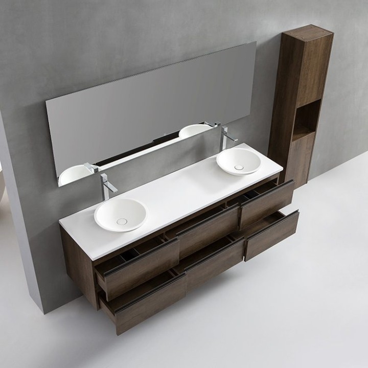 Koupelnový nábytek – set StoneArt Monte Carlo MC-1800pro-4 dubový tmav