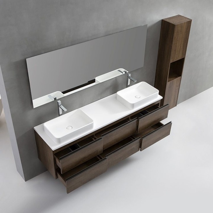 Koupelnový nábytek – set StoneArt Monte Carlo MC-1800pro-5 tmavě šedý 