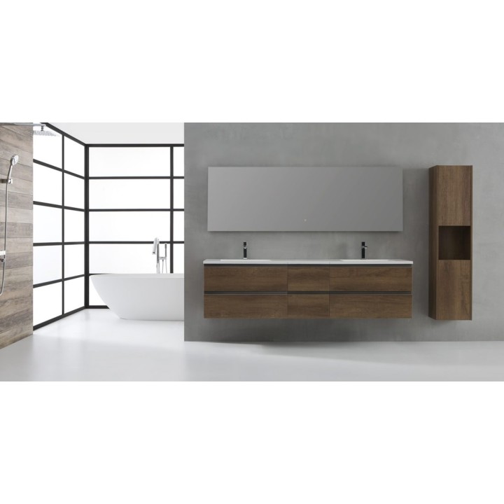 Koupelnový nábytek – set StoneArt Monte Carlo MC-2000 tmavě šedý 200×5