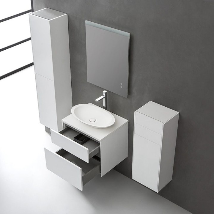 Koupelnový nábytek – set StoneArt Venice VE-0600pro-3 tmavě šedý 60×52