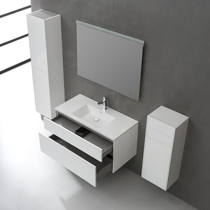 Koupelnový nábytek – set StoneArt Venice VE-1000-II dubový tmavý 100×5