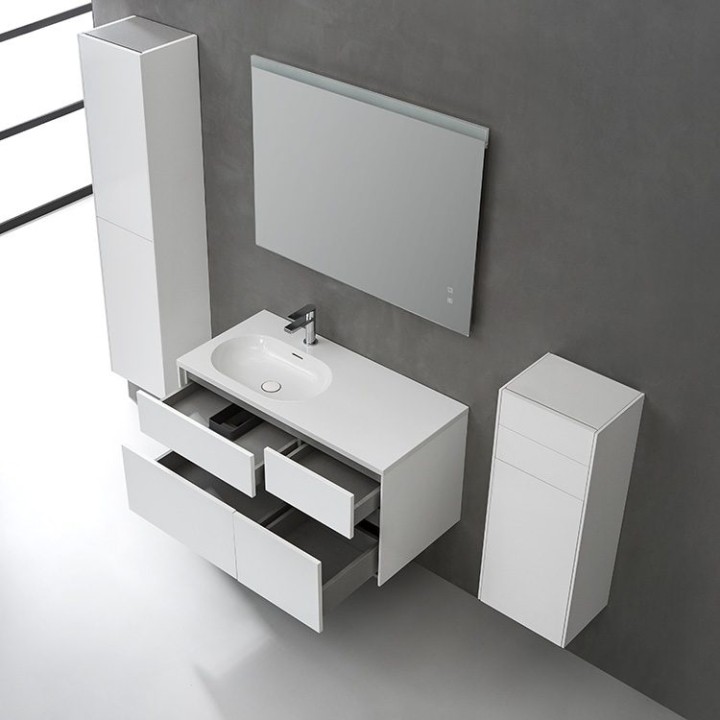 Koupelnový nábytek – set StoneArt Venice VE-1010-I bílý 100×52 levé pr