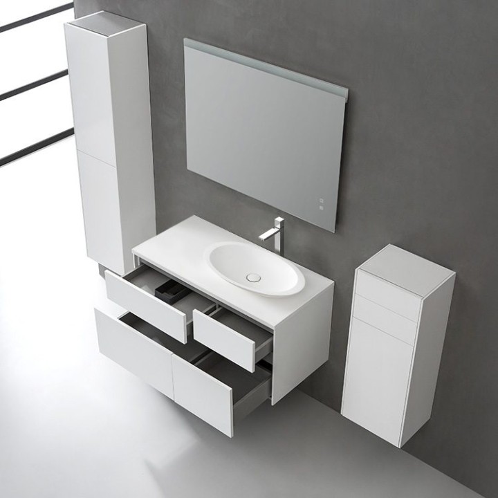 Koupelnový nábytek – set StoneArt Venice VE-1010pro-3 bílý 100×52 prav