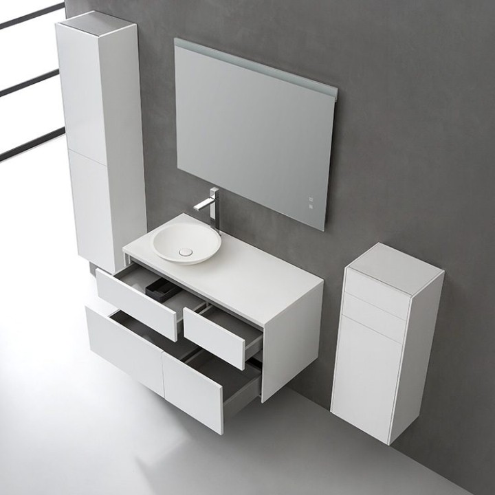 Koupelnový nábytek – set StoneArt Venice VE-1010pro-4 dubový tmavý 100