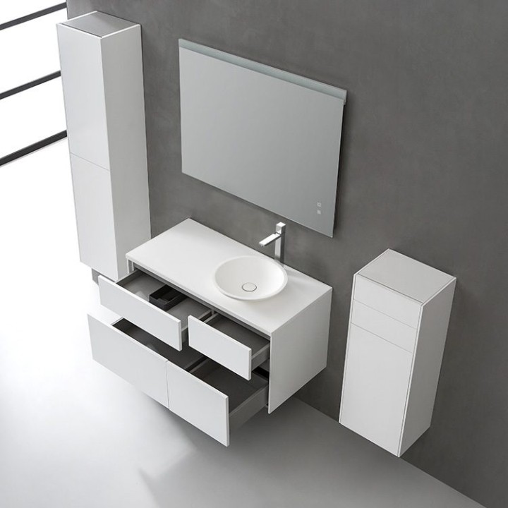 Koupelnový nábytek – set StoneArt Venice VE-1010pro-4 bílý 100×52 prav