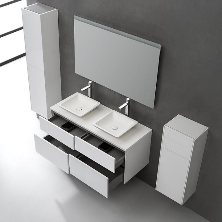 Koupelnový nábytek – set StoneArt Venice VE-1200pro-2 bílý 120×52