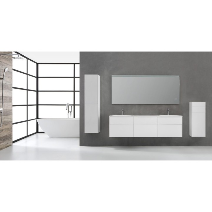Koupelnový nábytek – set StoneArt Venice VE-1800-I tmavě šedý 180×52