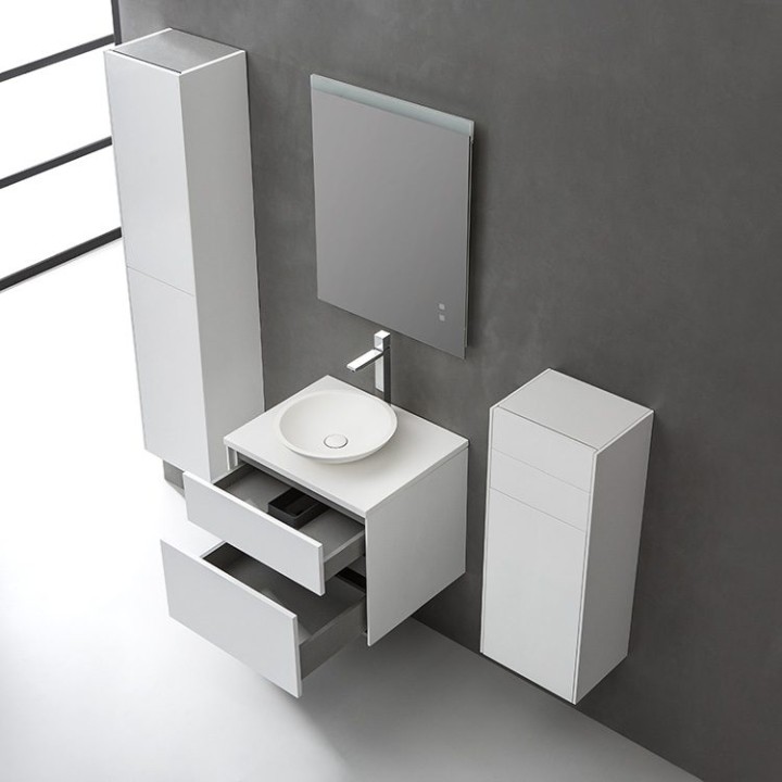 Koupelnová skříňka StoneArt Venice VE-0600pro-4 dubová tmavá 60×52