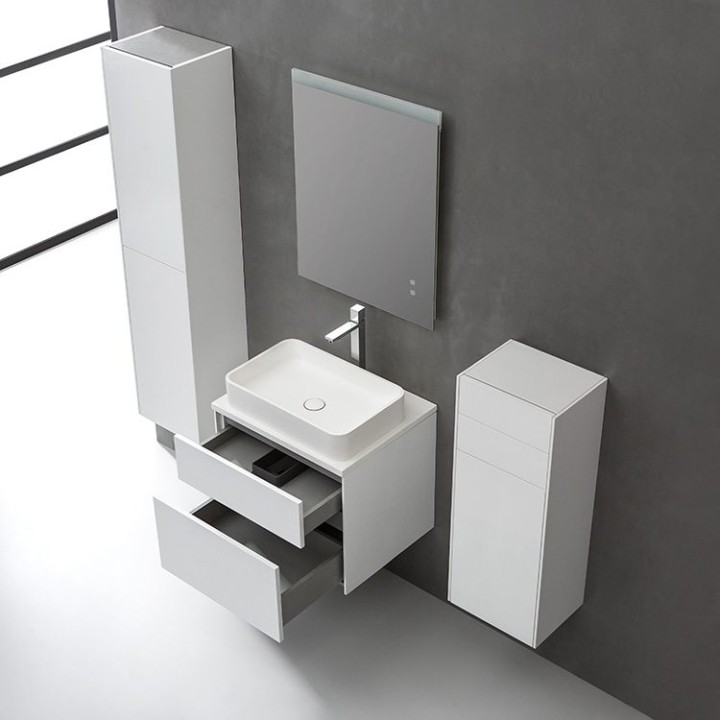 Koupelnová skříňka StoneArt Venice VE-0600pro-5 dubová světlá 60×52