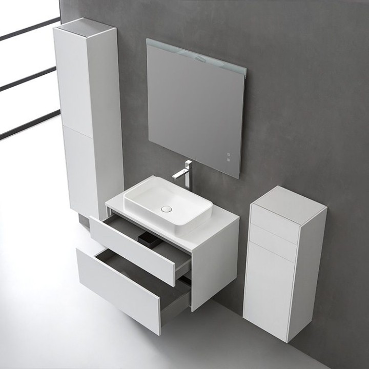 Koupelnová skříňka StoneArt Venice VE-0800pro-5 dubová světlá 80×52