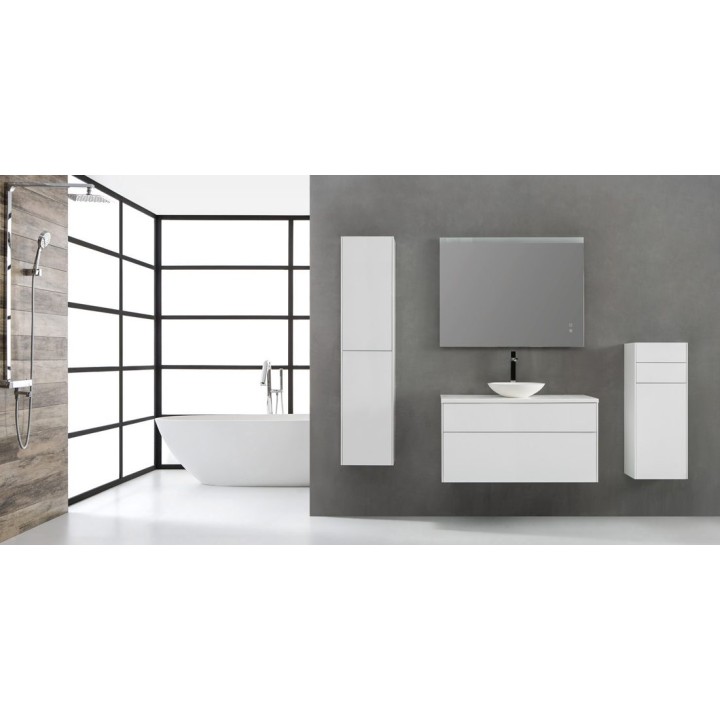 Koupelnová skříňka StoneArt Venice VE-1000pro-4 tmavě šedá 100×52