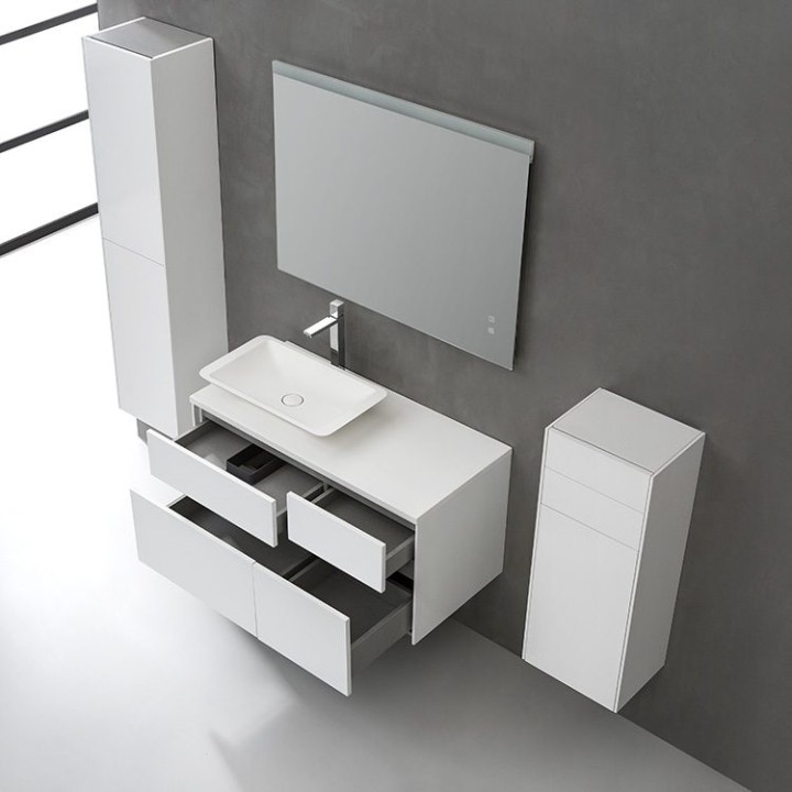 Koupelnová skříňka StoneArt Venice VE-1010pro-1 bílá 100×52 levé prove