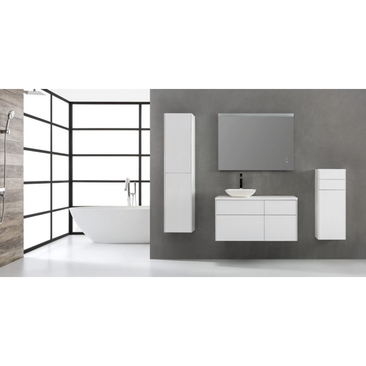 Koupelnová skříňka StoneArt Venice VE-1010pro-2 bílá 100×52 levé prove