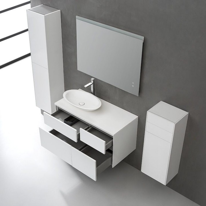 Koupelnová skříňka StoneArt Venice VE-1010pro-3 dubová světlá 100×52 l