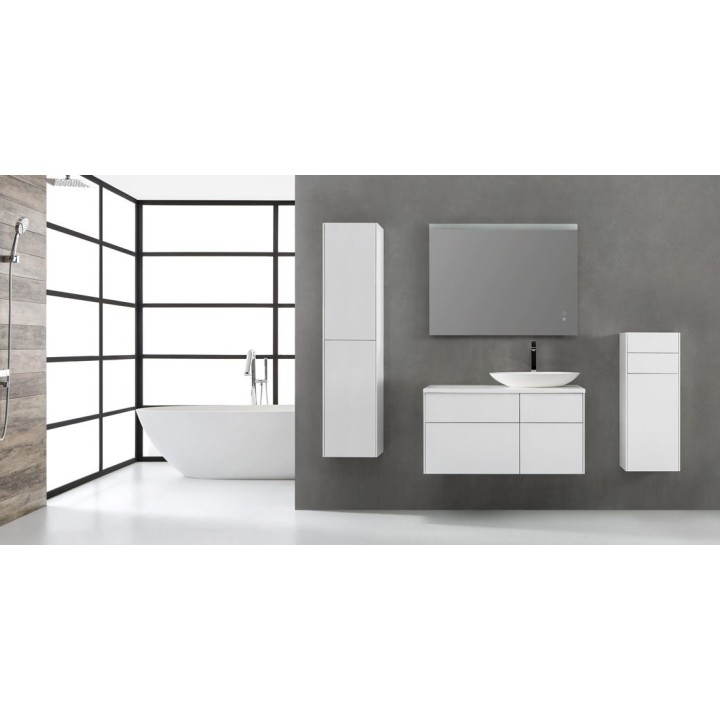 Koupelnová skříňka StoneArt Venice VE-1010pro-3 bílá 100×52 pravé prov