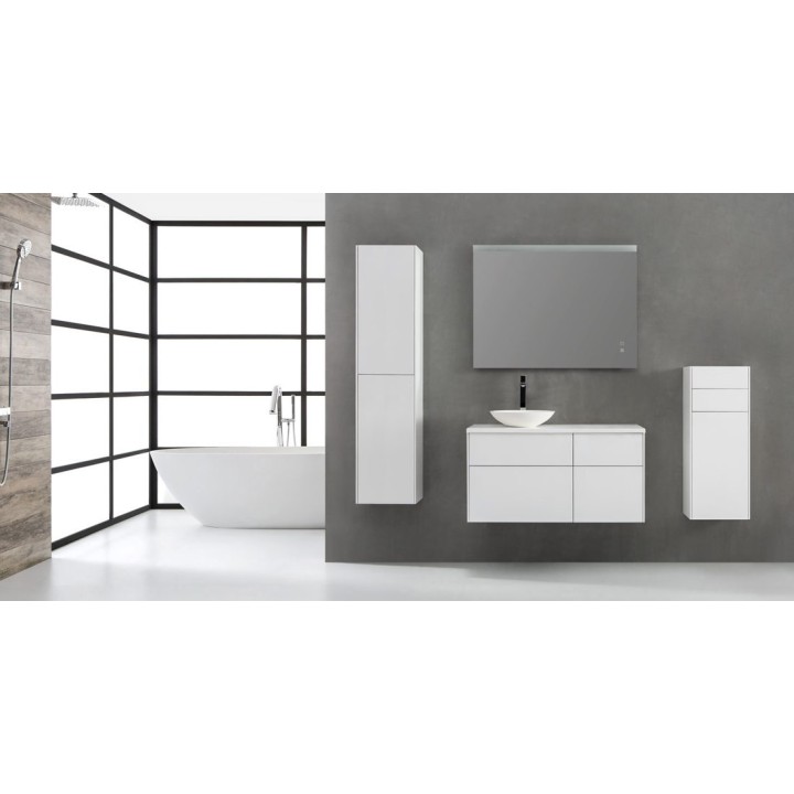 Koupelnová skříňka StoneArt Venice VE-1010pro-4 tmavě šedá 100×52 levé