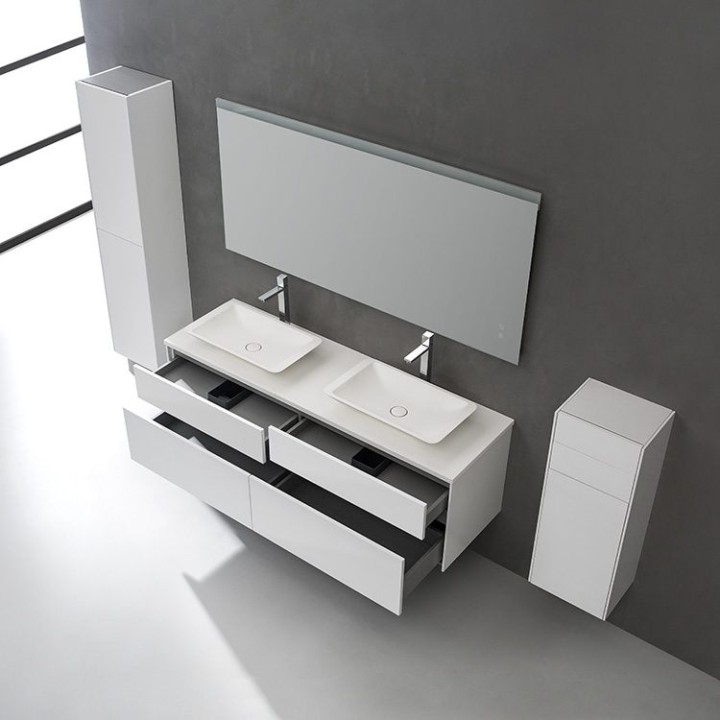 Koupelnová skříňka StoneArt Venice VE-1600pro-1 dubová světlá 160×52