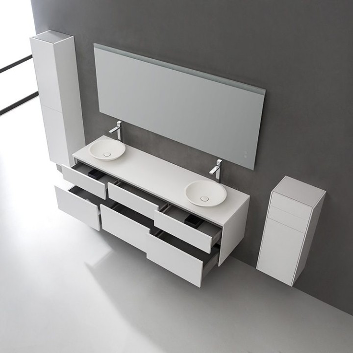 Koupelnová skříňka StoneArt Venice VE-1800pro-4 dubová tmavá 180×52