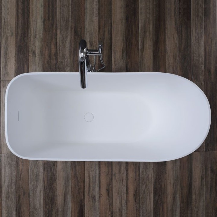 Volně stojící vana StoneArt BS-501 bílá 165×74 matná