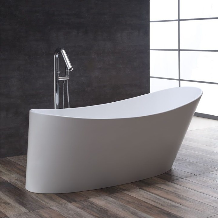 Volně stojící vana StoneArt BS-503 bílá 179×80 matná