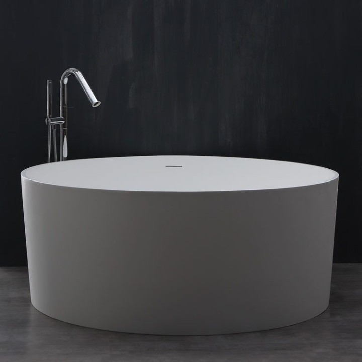 Volně stojící vana StoneArt BS-507 bílá 150×150 lesklá