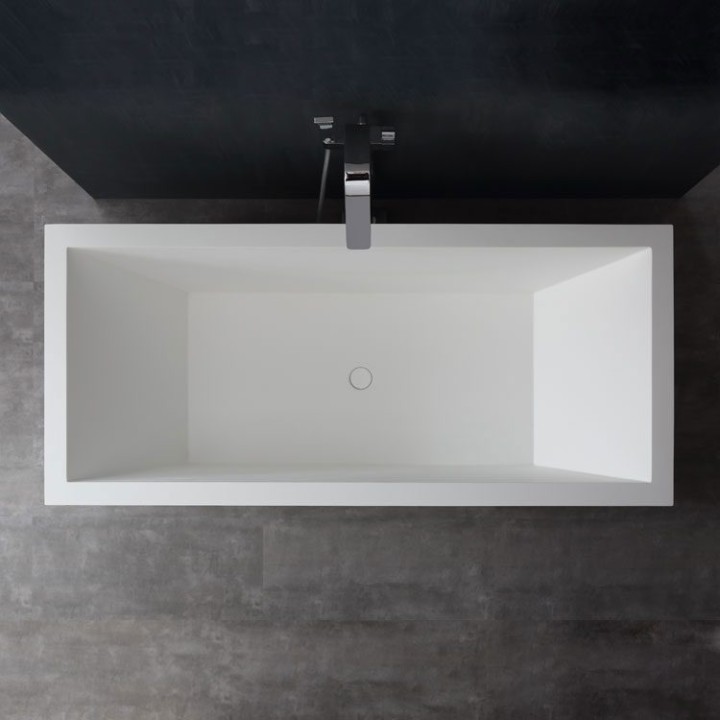 Volně stojící vana StoneArt BS-523 bílá 180×81 lesklá