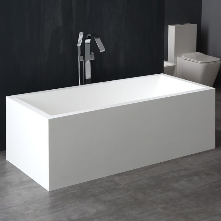 Volně stojící vana StoneArt BS-523 bílá 180×81 matná