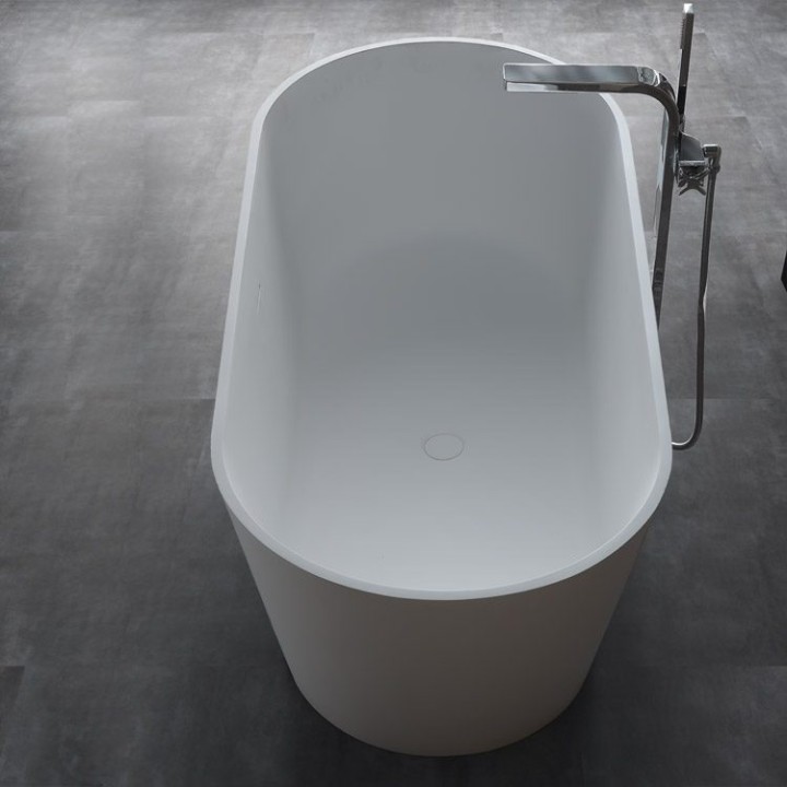 Volně stojící vana StoneArt BS-553 bílá 165×75 lesklá
