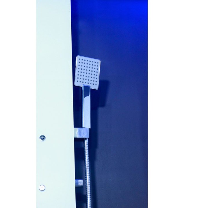 Parní sprchový box EAGO AWT DZ1013F12 bílý 120×95 levé provedení