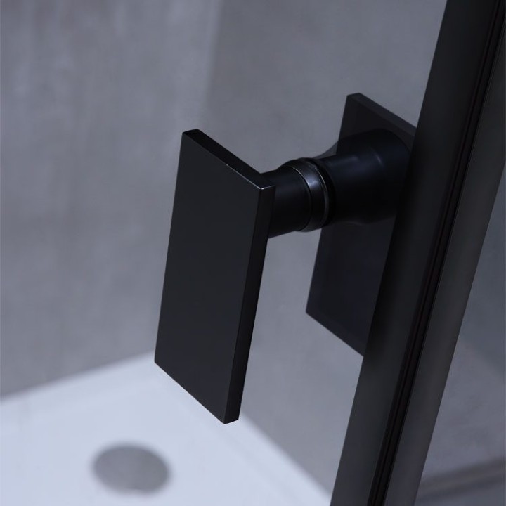 Sprchový kout EAGO AWT LAR1001-B černý 100×100