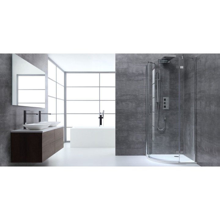 Sprchový kout EAGO AWT LBR1006 100×100 pravé provedení