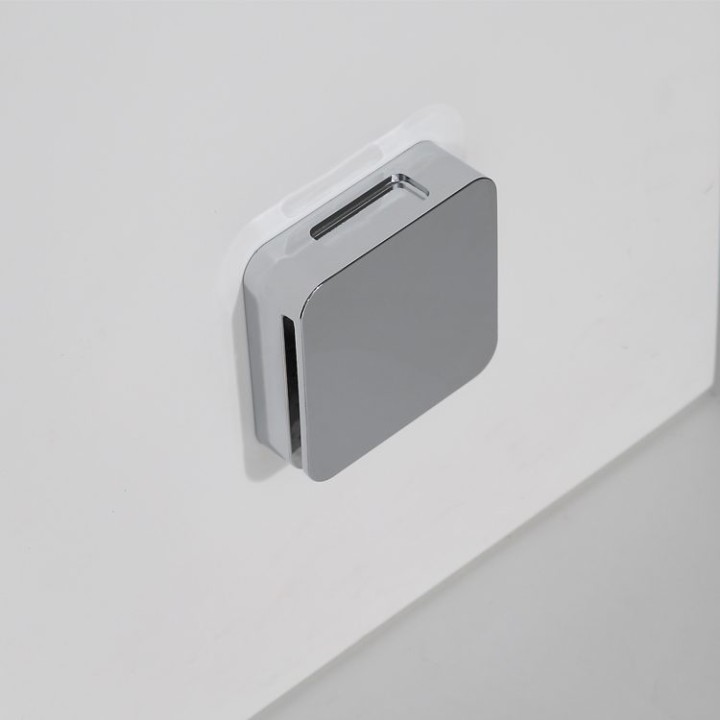 Parní sprchový box EAGO AWT LD108F15 stříbrný 90×90 levé provedení
