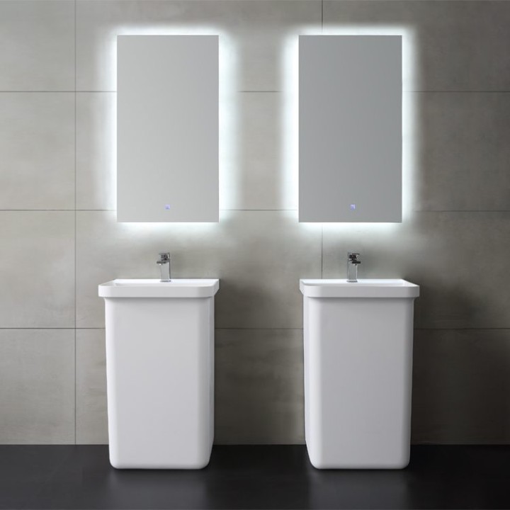 Volně stojící umyvadlo StoneArt LZ518 bílé 52×45 lesklé