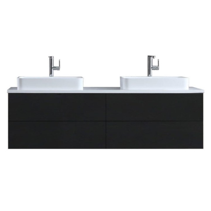 Koupelnová skříňka StoneArt Brugge BU-1601pro-5 tmavě šedá 160×50