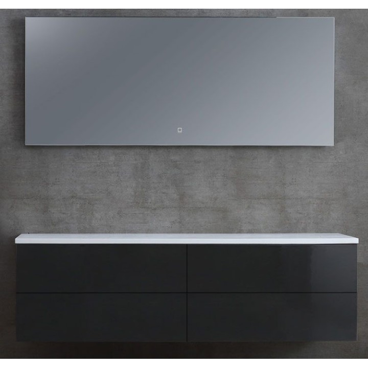 Koupelnová skříňka StoneArt Brugge BU-1601pro tmavě šedá 160×50