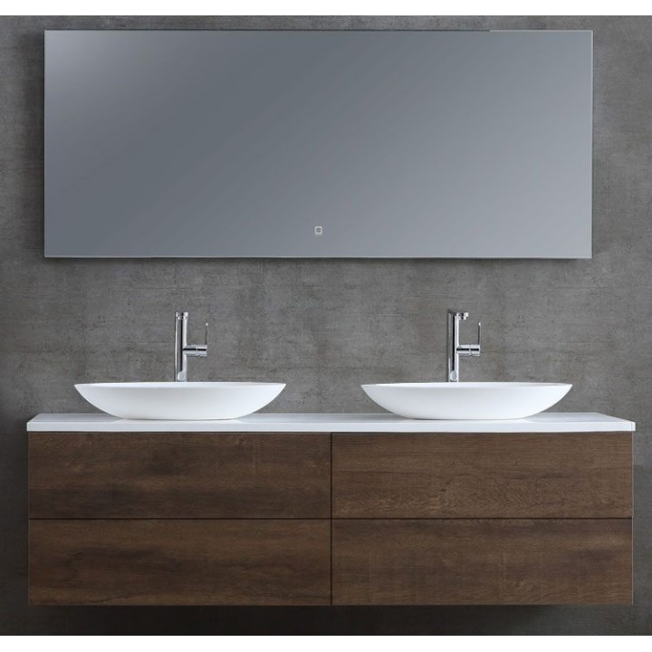 Koupelnový nábytek – set StoneArt Brugge BU-1601pro-3 dubový tmavý 160