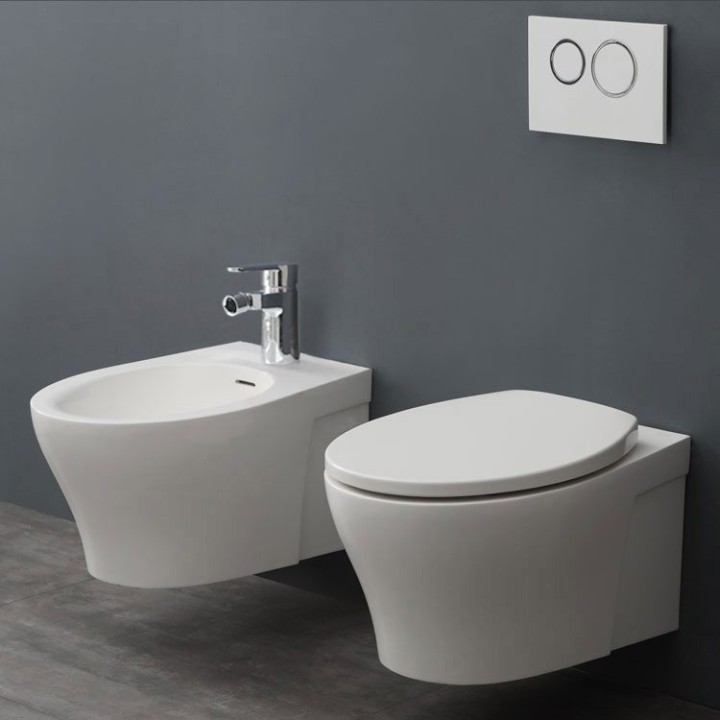Závěsný bidet StoneArt TFS-102P bílý 52×37 lesklý
