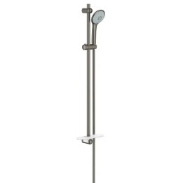 Grohe Euphoria - Sada sprchové hlavice Massage 110, tyče a hadice, 3 proudy, kartáčovaný tmavý grafit 27226AL1